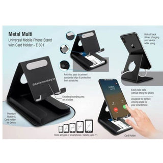 Mobile Phone Stand with Card Holder - WFH Essentials