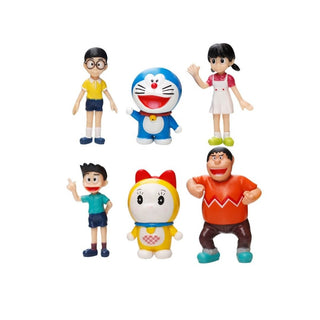 Cute Doraemon Family Figurines