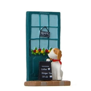 Happiness At Door - Cute Dog Figurine