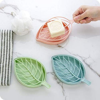 Leaf Soap Dish - Double Layer Soap Holder