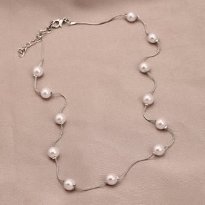 Popcorn Chain Pearls Necklace