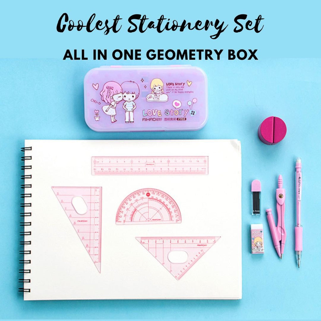 Multipurpose Geometry Box with All Supplies | Back to School – Geekmonkey