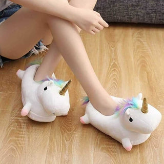 Unicorn Plush Shoes