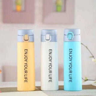 Enjoy Your Life - Glass Water Bottle - 400 ml