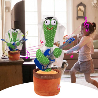 Character Dancing Cactus Toy - Music, Lights and Recording Toy for Toddlers