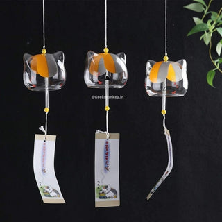 Cat Wind Chime - Japanese Style Glass Chime