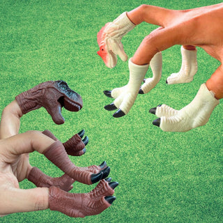 Fancy Dinosaur Finger Puppet | Step into the Jurrasic World