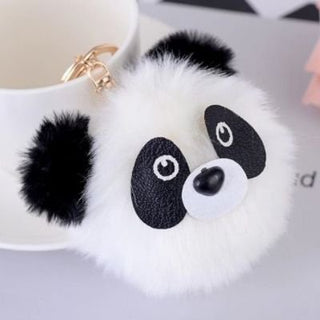 Panda pompom Keychain