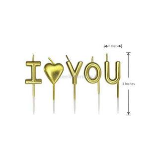 I Love You Candle (Set of 5)
