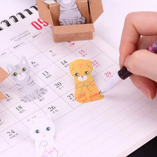 Cute Mini Cats Memo Pad - Sticky Notes ( Set of 2)