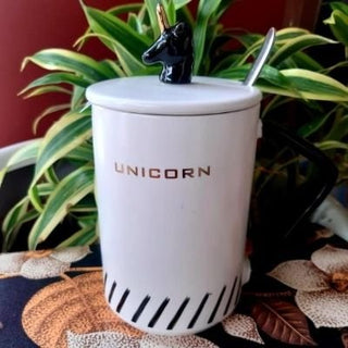 Black Unicorn Mug