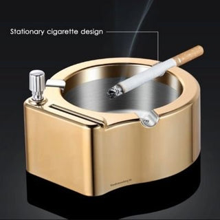 Ashtray with Match Lighter