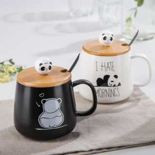 Panda Mug With Lid