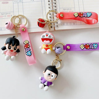 Nobita & Shizuka Keychain - Heavy 3D keychain