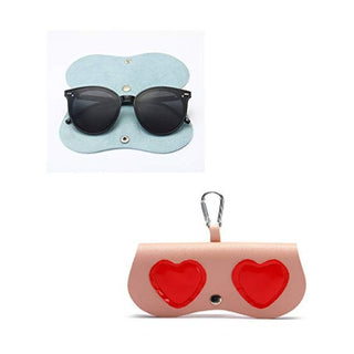 Love Eyes Sunglass Case - Faux Leather