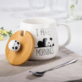Panda Mug With Lid