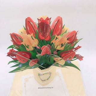 3D Tulip Greeting Card