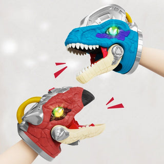 3 in 1 Realistic Dinosaur Hand Puppet with Light and Sound | Role Play Dinosaur Puppet