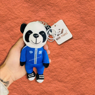 Panda Tracksuit Keychain - Plush 3D keychain