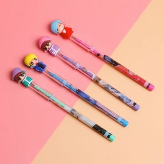 BTS Boys Pencil - Lead Changing Pencil with BTS toppers