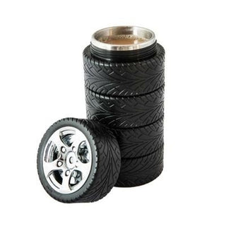 Stainless Steel Tyre Design Flask