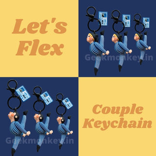 Acrobat Couple Keychain