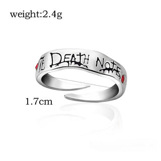 Death Note Adjustable Ring