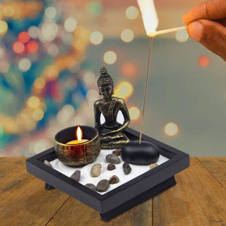Tiny Zen Garden Sand Kit for Meditation