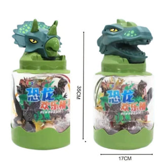 Large Dinosaur Jar with Dino Figurines | Best Role Play Figurines for Dino Lovers