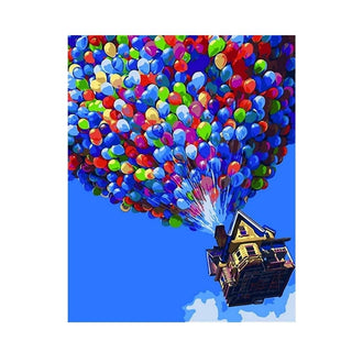 Up Movie PBN - Up up and away