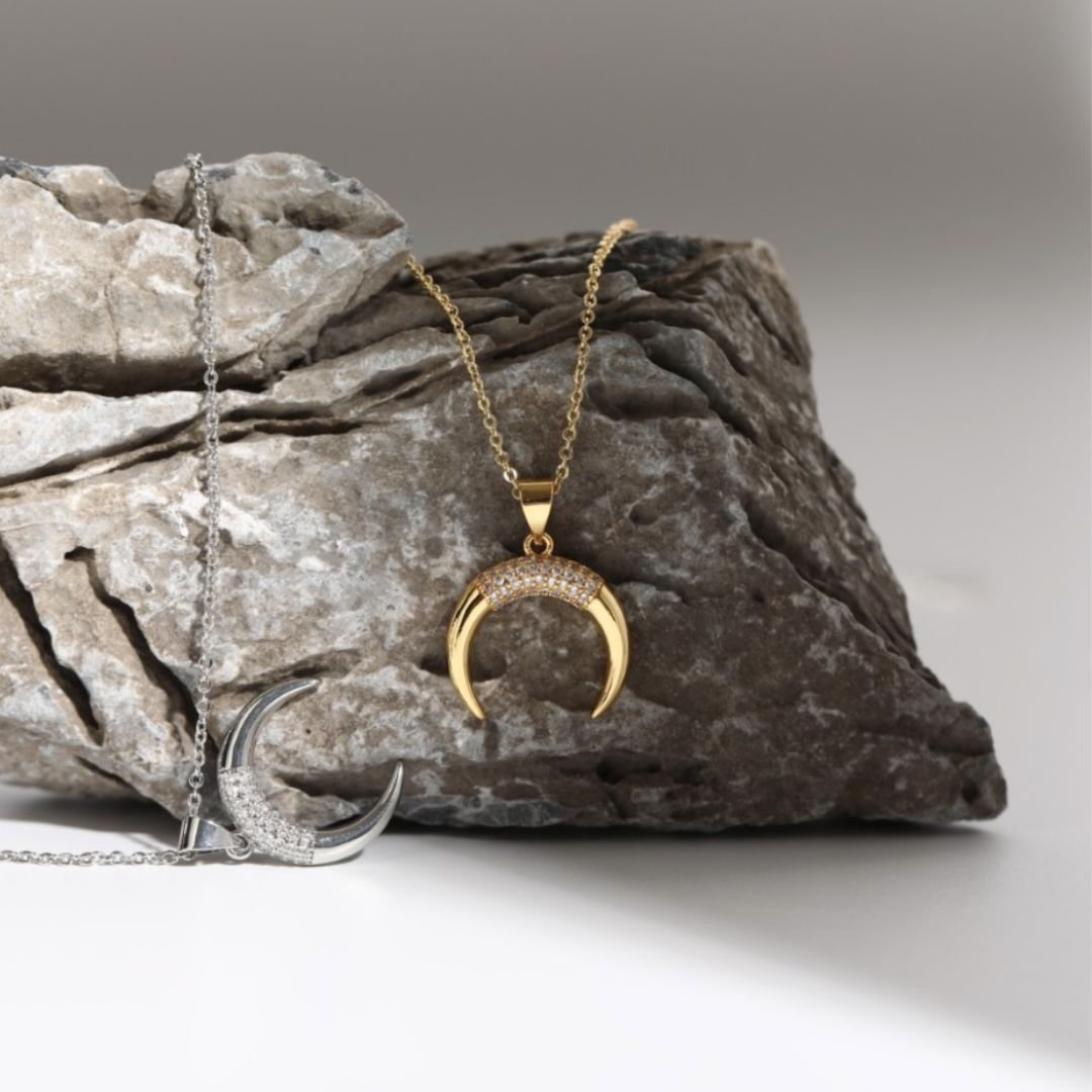 Mystic Crescent Moon Necklace – Amy Waltz Designs