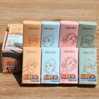 Naruto Team7 Erasers | Set of 4 Less Dust Erasers for Artists