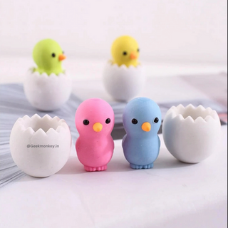 Cute Duckling Erasers