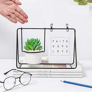 Desk Succulent Holder with Frame