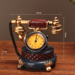 Vintage Telephone Desk Clock