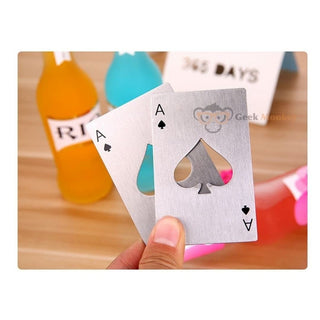 Ace of Spades - Card Metal Bottle Opener