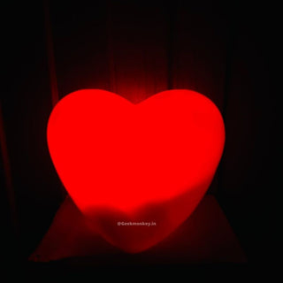 Red Heart LED Lamp
