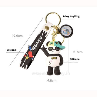 Rich Panda Keychain - 3D keychain