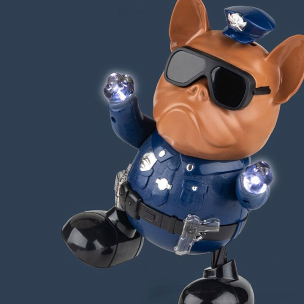 Police Dog Dancing Robot Electronic Toys in India Fun Toys Geekmonkey