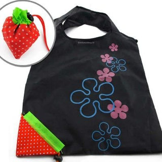 Strawberry Bags - Nylon Grocery Tote (Multi-color)