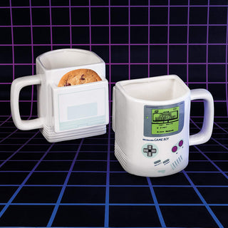 Gameboy Mug with Biscuit Pocket