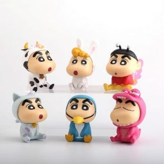 Little Menace - Cartoon Collectibles (Set of 6) | Shinchan Collection - Geekmonkey