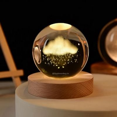 Raining Cloud Crystal Lamp – Geekmonkey