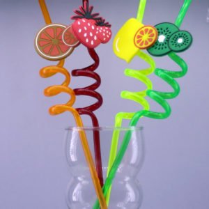 Cute Spiral Drinking Straw - Pack Of 4