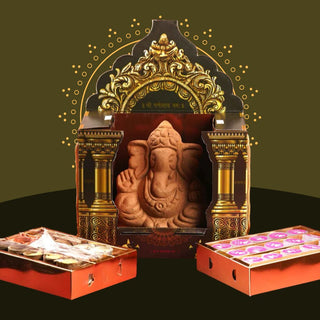 Buy An Eco-Friendly Ganpati Idol Online | Immersible Ganesha Idol - Geekmonkey