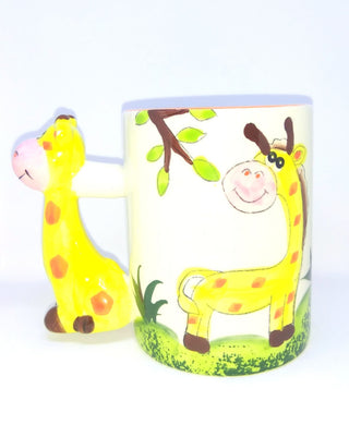 Giraffe Design Kids Mug