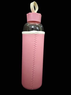 Glass Bottle Pink