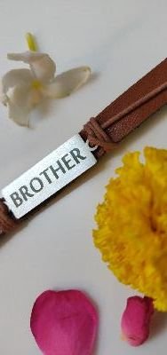 brother leather rakhi
