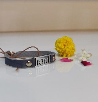 bro leather rakhi