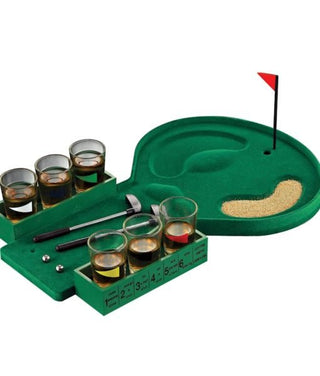 6 Shot Glass Golf Drinking Game